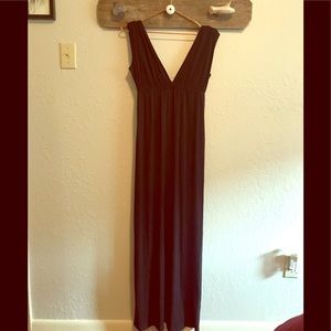 Black maxi dress